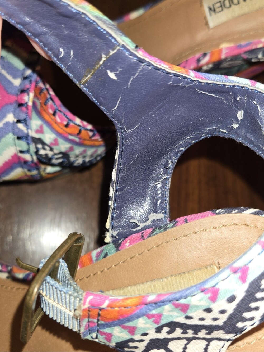 Steve Madden Winonna Wedges Women's Size 7.5 - Picture 13 of 14